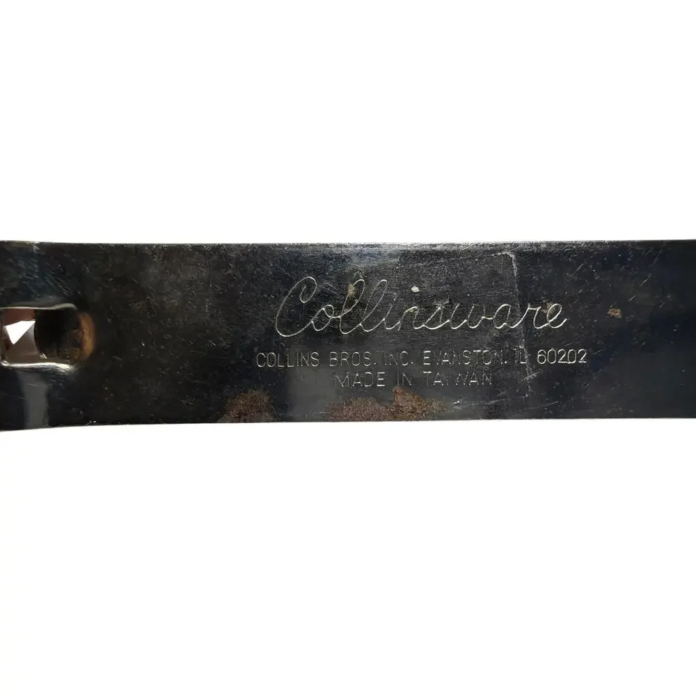 Vintage Collinsware Collins Bros Metal Bottle Can Opener Made in Taiwan 7